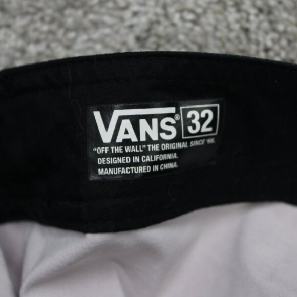 VANS x Nathan Fletcher Board Shorts Mens 32 Black Drawstring Swim Trunks Surf - Picture 10 of 11